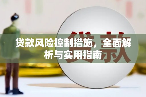 泾河贷款风险控制措施，全面解析与实用指南
