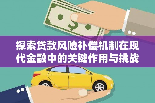 泾河探索贷款风险补偿机制在现代金融中的关键作用与挑战
