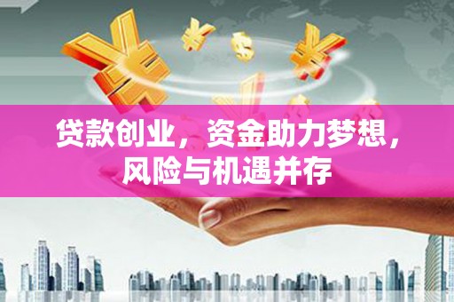 泾河贷款创业，资金助力梦想，风险与机遇并存
