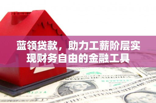 泾河蓝领贷款，助力工薪阶层实现财务自由的金融工具