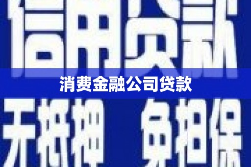 泾河消费金融公司贷款