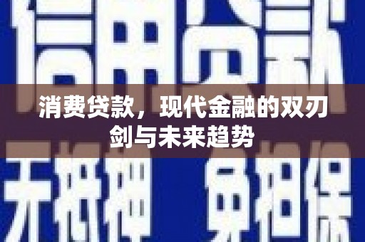 泾河消费贷款，现代金融的双刃剑与未来趋势