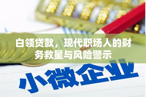 泾河白领贷款，现代职场人的财务救星与风险警示