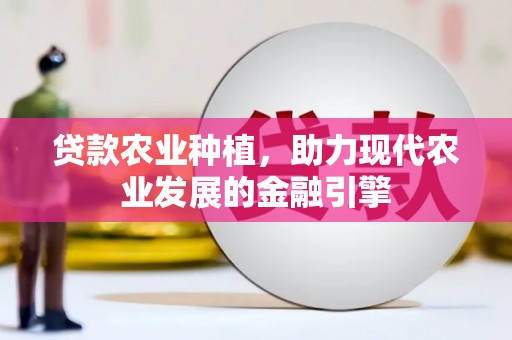 泾河贷款农业种植，助力现代农业发展的金融引擎