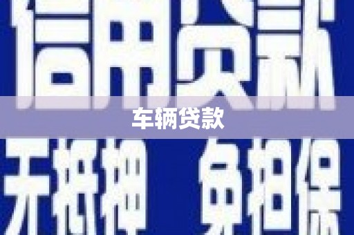 泾河车辆贷款