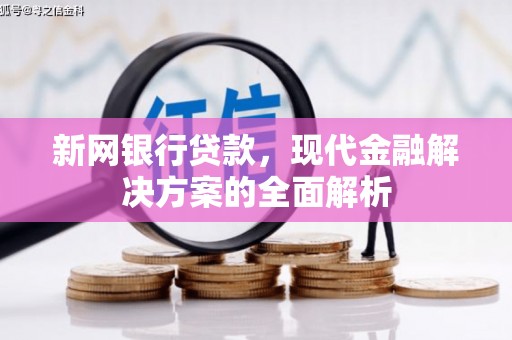 泾河新网银行贷款，现代金融解决方案的全面解析