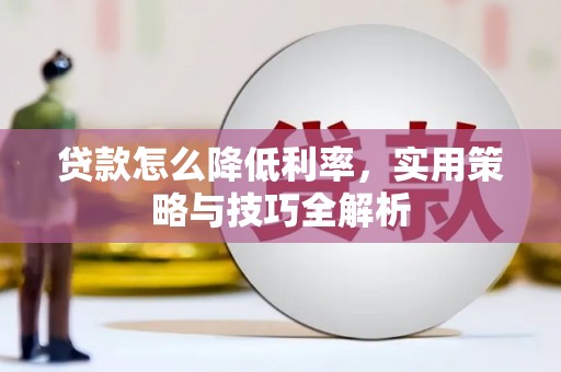 泾河贷款怎么降低利率，实用策略与技巧全解析