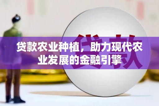 泾河贷款农业种植，助力现代农业发展的金融引擎