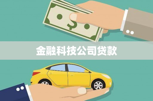 泾河金融科技公司贷款