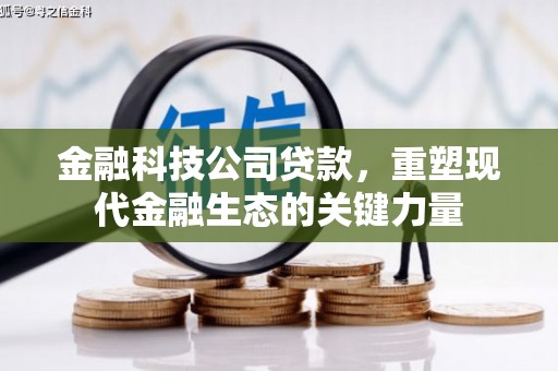 泾河金融科技公司贷款，重塑现代金融生态的关键力量
