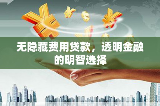 泾河无隐藏费用贷款，透明金融的明智选择