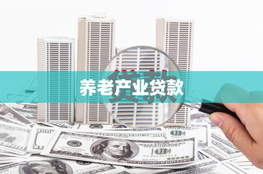泾河养老产业贷款