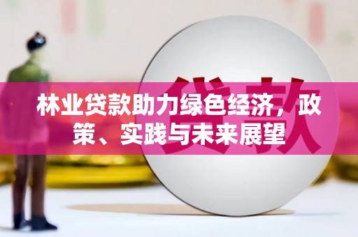 泾河林业贷款助力绿色经济，政策、实践与未来展望