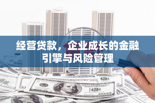 泾河经营贷款，企业成长的金融引擎与风险管理